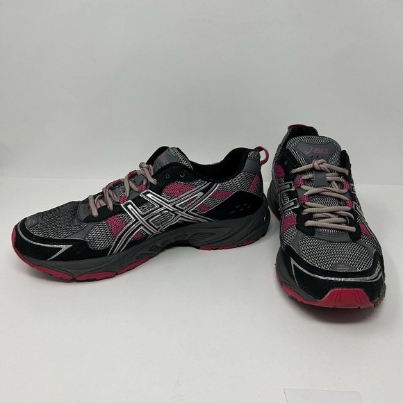 ASICS Gel Venture 4 Women's Size 11 Black Pink Athletic Running Sneaker Shoes - Picture 10 of 15